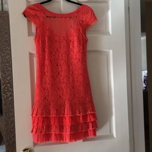Jessica Simpson Lace Ruffle dress